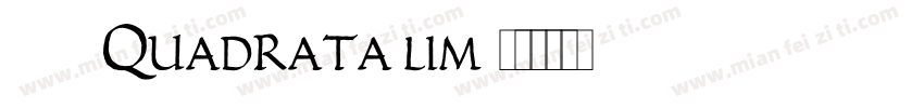 1492 Quadrata lim字体转换
